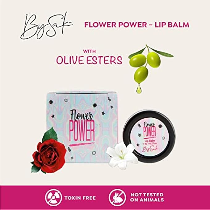 rayihni BY FLOWER POWER LIP BALM FOR WOMEN & MEN | LIP CARE | MOISTURIZATION & ADDED SHINE FOR CHAPPED LIPS WITH OLIVE OYSTERS | 8GM - Image 3